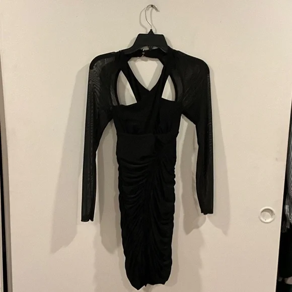 Club L London Black Long Sleeve Dress - Picture 2 of 10
